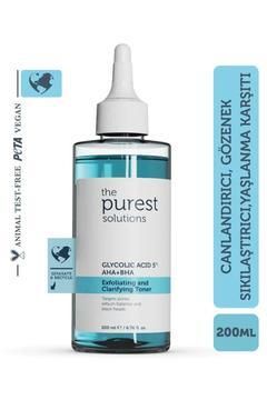 The Purest Solutions Canlandırıcı Ve Gözenek Sıkılaştırıcı Glikolik Asit Mavi Tonik 200 Ml