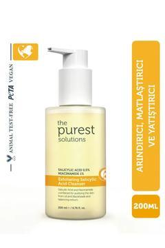 The Purest Solutions Sivilce Ve Siyah Nokta Karşıtı Yağlı Ve Karma Ciltler İçin Salisilik Asit Arındırıcı Temizleme Jeli 200 Ml