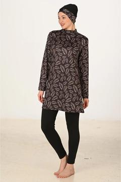 Tam Kapalı Likralı Tesettür Mayo 3411