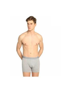 Erkek Gri 3'lü Uzun Boxer 855