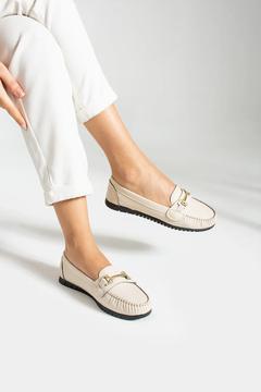 Shoes Kadın Babet Siyah  Tokalı Hafif Rahat Taban Şık Günlük Ayakkabı