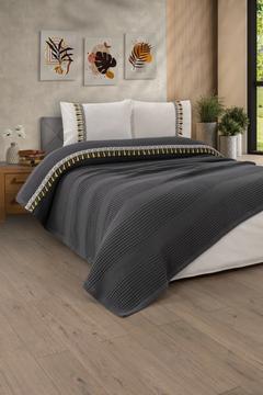 Çift Kişilik 4 Parça Püsküllü Havuz Pike Takımı