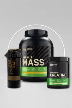 Serious Mass Muz Aromalı 2.73kg 8 Servis-ON Creatine Aromasız 317g 93 Servis 2'li Set