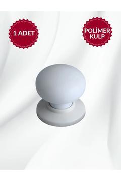 Polimer Plastik Düğme Beyaz Tablalı Mobilya Mutfak Çekmece Dolap Kapak – Dayanıklı Ve Şık Tasarım