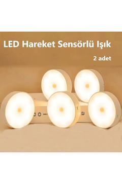 2adet Harekete Duyarlı Sensörlü Sarjlı Mıknatıslı Gün Işık Cabinet Mutfak,banyo,yatakodası Led Işık
