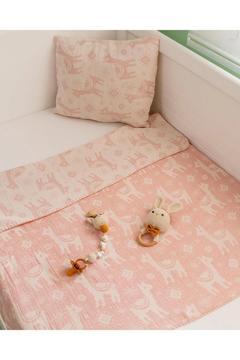 3 Kat Müslin Örtü (ÇİFT TARAFLI) Ve Yastık Kılıfı %100 Organik Pamuk