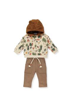 Erkek Bebek Grizzly Bear 2'li Takım Kahverengi K 4068