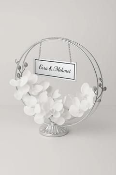 Çiçekli Dekor Isimlik , Pleksi Isimlik , Söz Nişan Isimlik, Vazo İsimlik Çember İsimlik