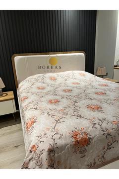 Vazo Çift Kişilik Çok Amaçlı Kapitoneli Yatak Örtüsü