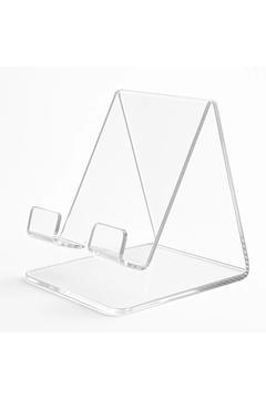 Telefon ve Tablet Standı Masaüstü Destek Tutucu Şeffaf Pleksi Glass (10x8 cm)