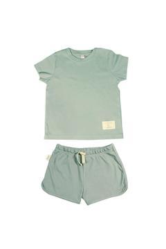 Retro Mint Çocuk Fitilli Takım