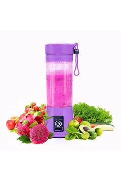 Şarjlı Portatif El Blenderi 380 Ml Usb Kablolu Mor (4987)