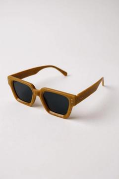 Di Carlo Krem Kahverengi Kare Unisex 2025 Yeni Sezon Güneş Gözlüğü