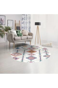 Otantik Eko Punto Kaymaz Tabanlı Yıkanabilir Antibakteriyel Dijital Baskı Otantik Daire Halı