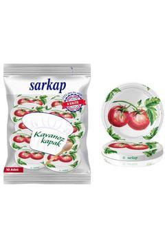 Hijyenik Paketli 10 Adet Kavanoz Kapağı - Domates Model - 82mm