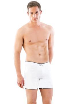 BEYAZ MI Emay 2108 Seamless uzun Erkek Boxer