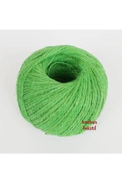 Renkli Jüt Ipi Çuval Ipi Hasır Ip Açık Yeşil 100 gr