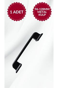 128.96MM BUKET Alüminyum Metal KULP (SİYAH) Mobilya Mutfak Çekmece Dolap Kapak – Dayanıklı Tasarım