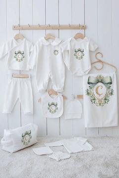 Organik 11'li Hastane Çıkışı - Green Royal Series - Ç Harfi