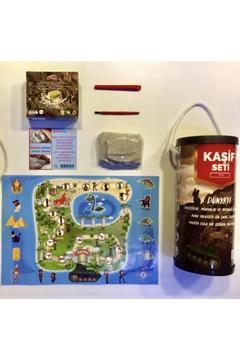 Kumbaralı Ipli Silindir Kutu Ve Arkeolojik Eğitim Bilim Kazı Seti