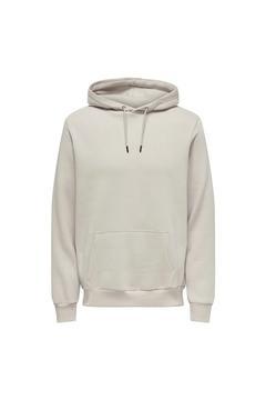 Kapüşon Yaka Krem Erkek Sweatshırt ONSCERES HOODIE SWEAT NOOS