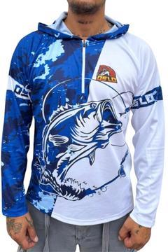 Performans Balıkçı T-Shirt Kapüşonlu Blue Bear