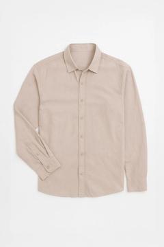 Infinity Erkek Comfort Fit Gömlek Bej