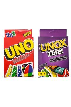 Uno ve Unox Tlip Oyun Kartları - 2 li Set