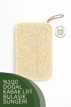 %100 Doğal Kabak Lifli Bulaşık Süngeri