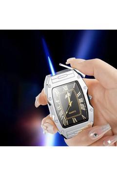 Saatli Pürmüzlü Rüzgarda Sönmez Kırılmaz Camlı Metal Lüx Ürün