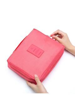 Organizer Kozmetik Makyaj Çantası Su Geçirmez Özellikli Somon Renk