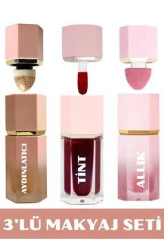 3'lü Makyaj Seti (HIGHLIGHTER - TİNT - ALLIK)