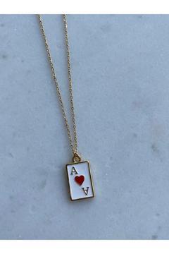 İskambil Kartı Çelik Kolye