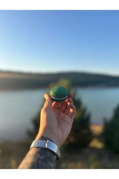 Macaron Grinder 40mm Tütün ve Baharat Öğütücü Haki