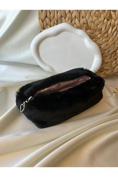 Peluş Kalemlik Kalpli Saten Astarlı Kalem Kutusu