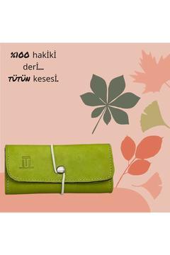 Hakiki deri tütün cüzdanı, tütün kesesi,tütün cüzdanı