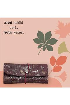 hakiki deri tütün kesesi, tütün cüzdanı, tütün saklama kesesi