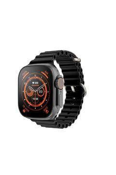 Gs8 Ultra Android Ios Harmonyos Uyumlu Çift Kordonlu Akıllı Saat (SİYAH)