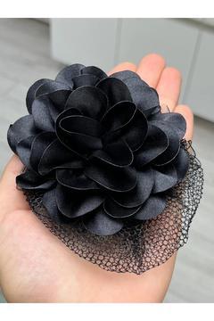 Fileli Toka - Otomatik Toka - Topuz Tokası - Gül Model