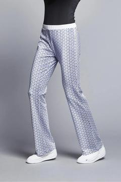 Unisex Geometrik Çizgili Eşofman Altı-B510.509