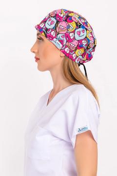 Unisex Neşeli Mod Doktor Hemşire Hastane Medikal Cerrahi Bonesi