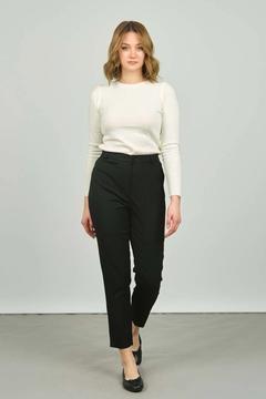 Kadın Yüksek Bel Pantolon 1250 Siyah