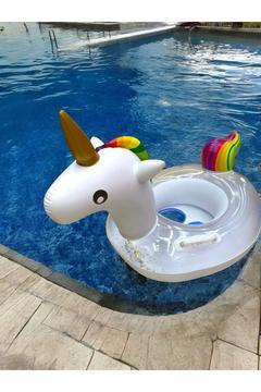 Çocuk Deniz Simidi Unıcorn Oturaklı Tutucaklı 0-5 Yaş