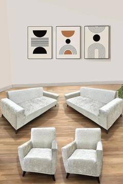 - Kadife Lastikli 3 3 1 1 Koltuk Örtüsü Takımı| Kanepe Kılıfı| Çekyat Örtüsü Kılıfı