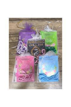 Yasin Cüzü Kitabı Tül Keseli 10'lu Karışık Renkli Tespihli Doğum Mevlüt Hediyeliği