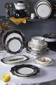 N3246 Marble Plus Romantik 28 Parça 6 Kişilik Yemek Takımı