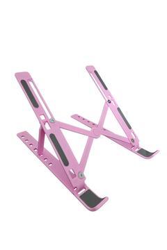 ŞIK 7 KADEMELİ PEMBE TABLET STANDI ERGONOMİK,TAŞINABİLİR,KATLANIR,SERT PLASTİK