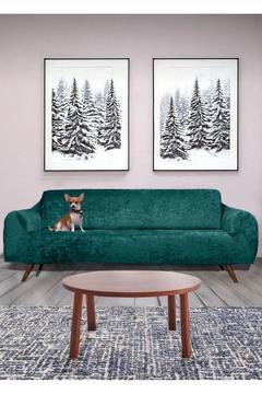 - Kadife Lastikli 2Adet 3 Kişilik Koltuk Örtüsü | Kanepe Kılıfı| Çekyat Örtüsü Kılıfı 2'li