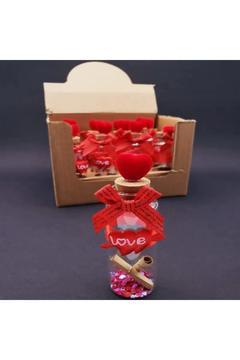 Love Kalpli Dilek Şişesi Hediyelik