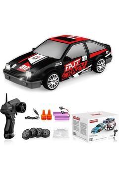 RC Drift Araba Uzaktan Kumanda Araba 2.4GHz 1:24 Ölçekli 4WD 15KM/H Yüksek Hızlı Model Araç